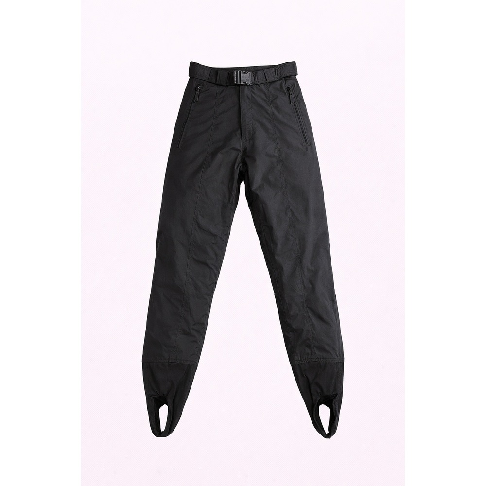 Vintage Sportina Black Ski‎ Pants Women's 12 Made in Korea Insulated Snow Pants